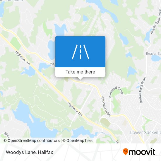 Woodys Lane map