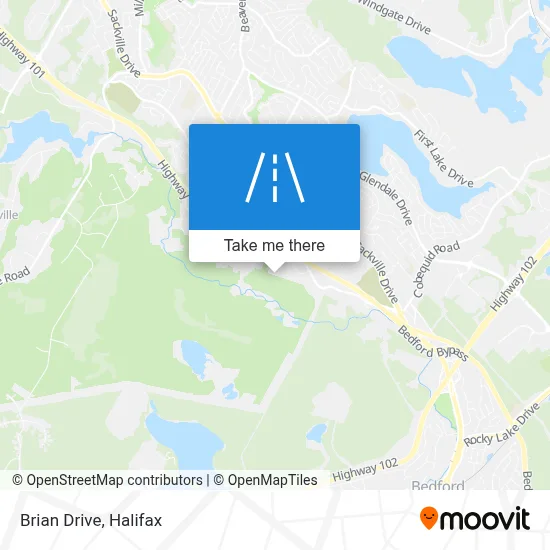Brian Drive map