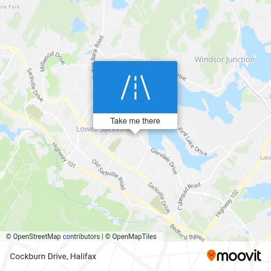 Cockburn Drive map