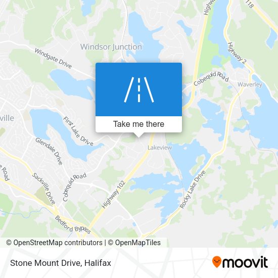 Stone Mount Drive map