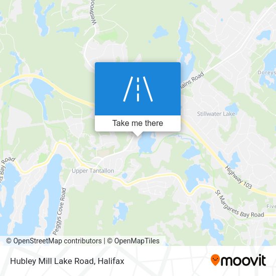 Hubley Mill Lake Road plan