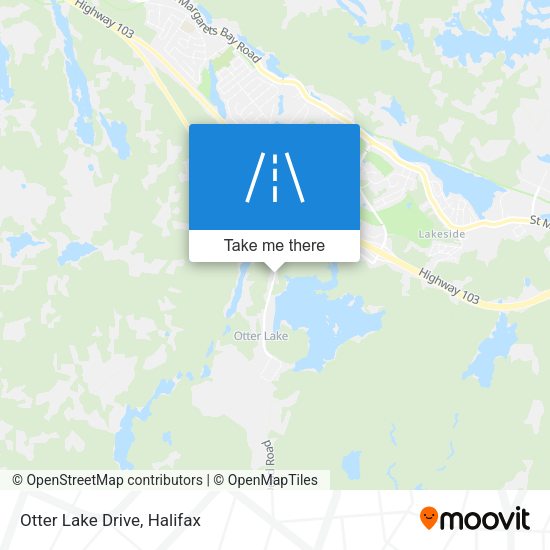 Otter Lake Drive plan
