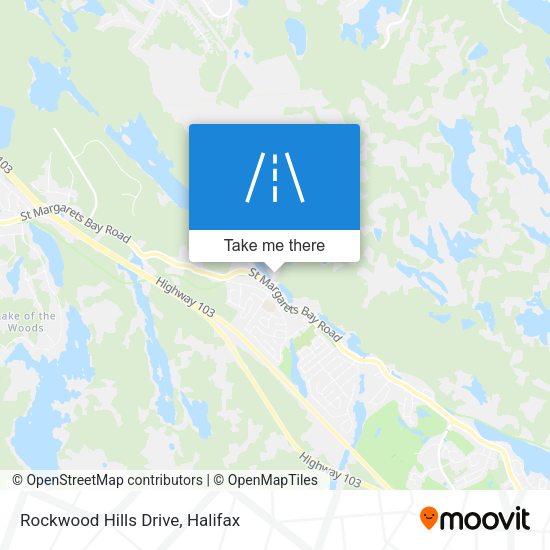 Rockwood Hills Drive map