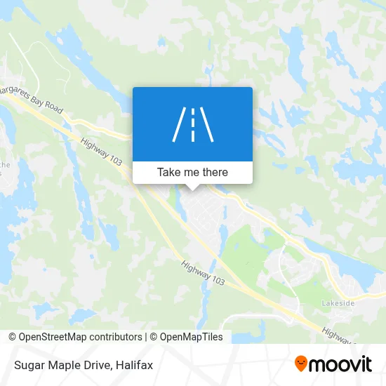 Sugar Maple Drive map