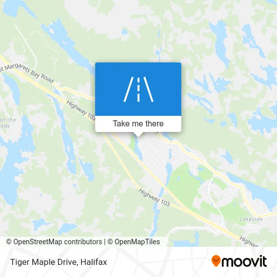 Tiger Maple Drive map