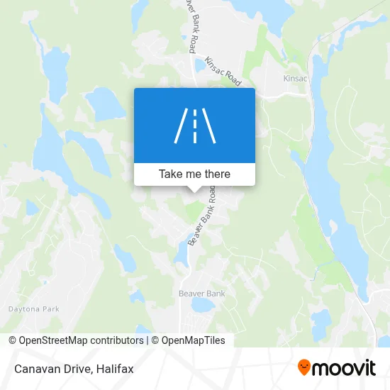 Canavan Drive map