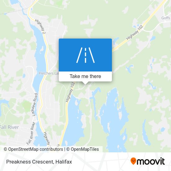 Preakness Crescent map