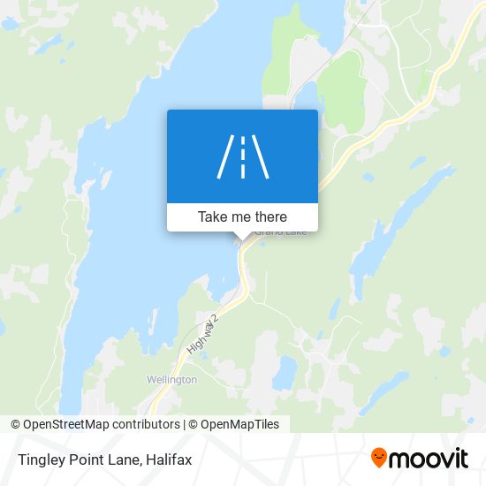 Tingley Point Lane map