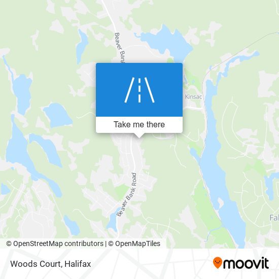 Woods Court map