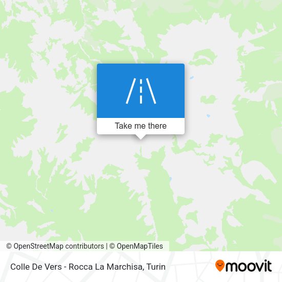 Colle De Vers - Rocca La Marchisa map