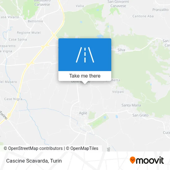 Cascine Scavarda map