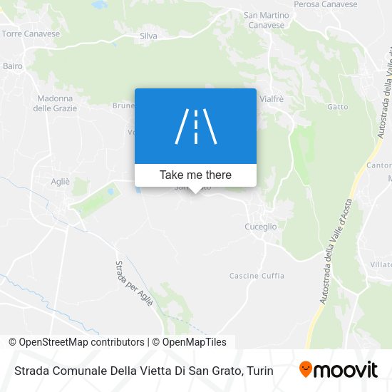 Strada Comunale Della Vietta Di San Grato map