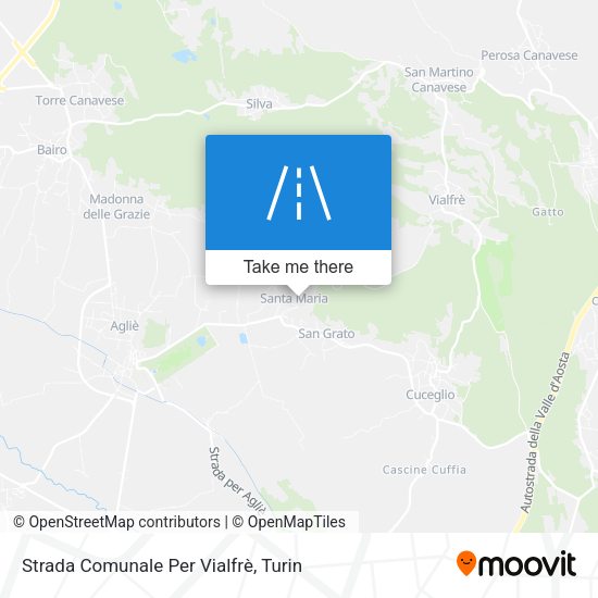 Strada Comunale Per Vialfrè map
