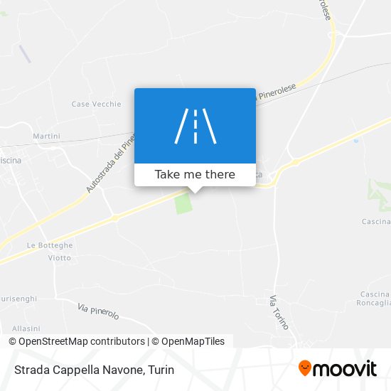 Strada Cappella Navone map