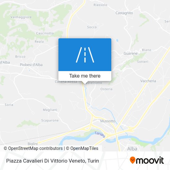 Piazza Cavalieri Di Vittorio Veneto map