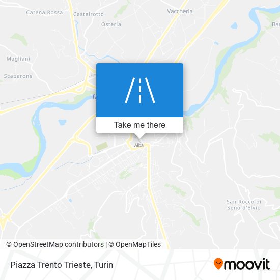 Piazza Trento Trieste map