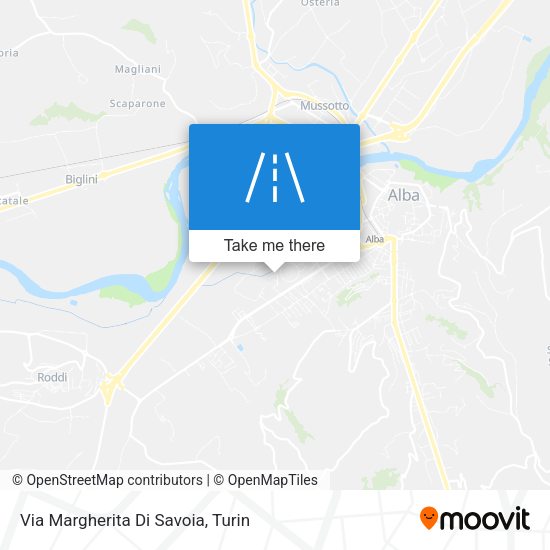 Via Margherita Di Savoia map