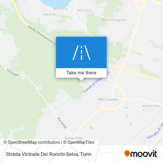 Strada Vicinale Dei Ronchi-Selva map