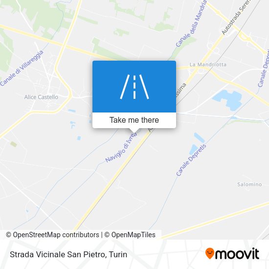 Strada Vicinale San Pietro map