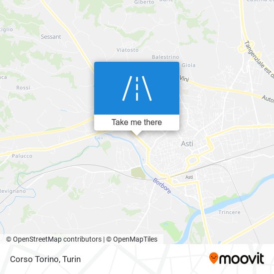 Corso Torino map