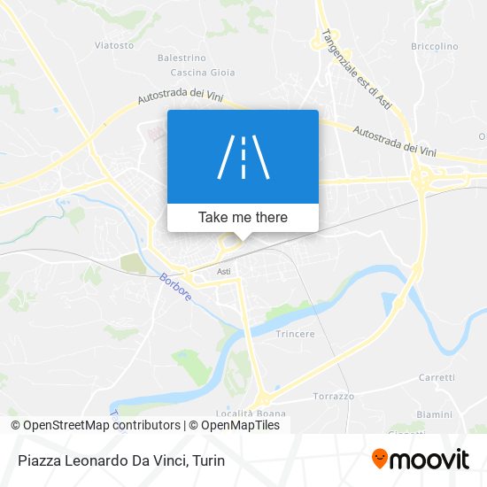 Piazza Leonardo Da Vinci map