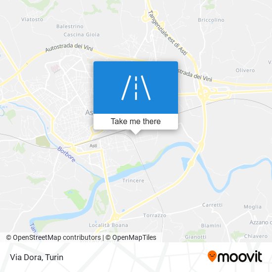 Via Dora map