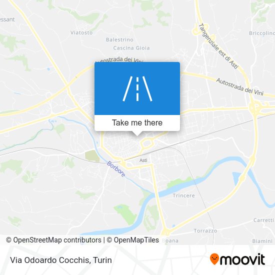 Via Odoardo Cocchis map