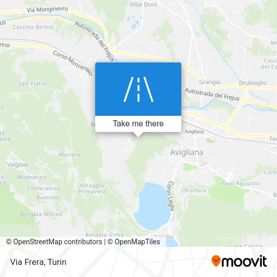 Via Frera map