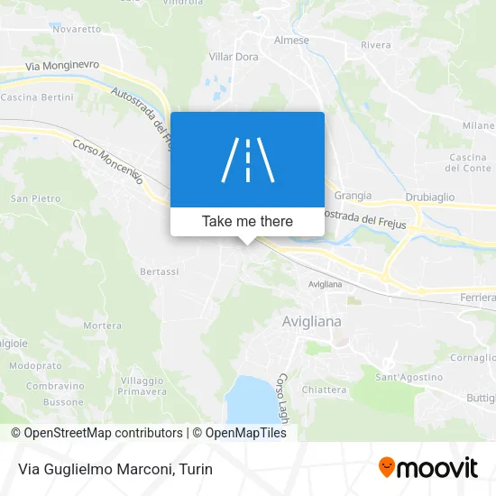 Via Guglielmo Marconi map