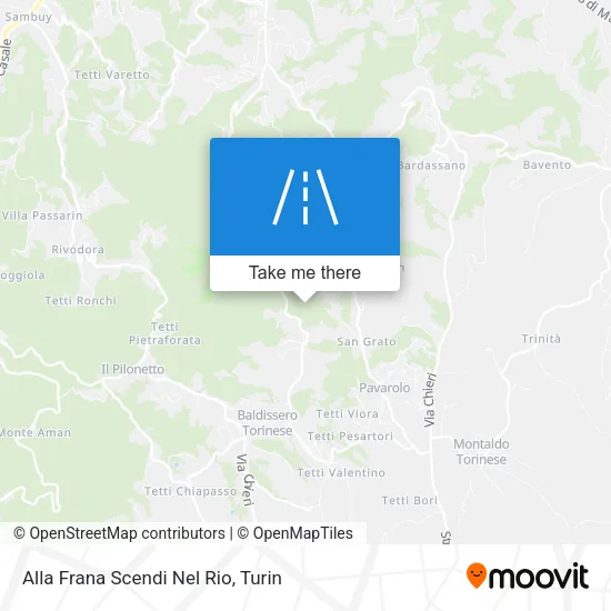 Alla Frana Scendi Nel Rio map