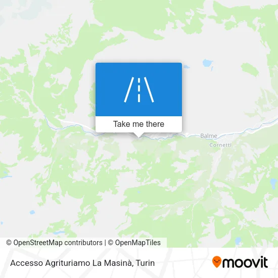 Accesso Agrituriamo La Masinà map