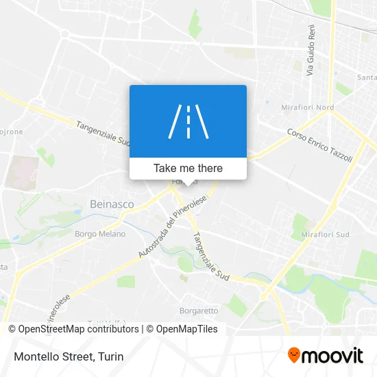 Montello Street map