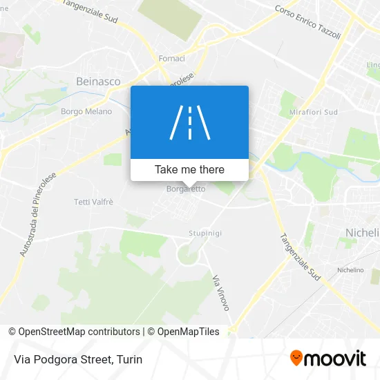 Via Podgora Street map