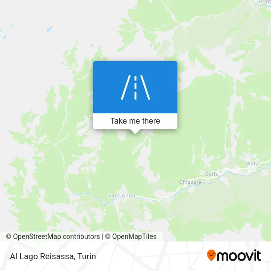 Al Lago Reisassa map