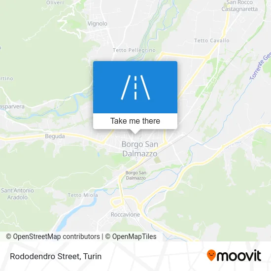 Rododendro Street map