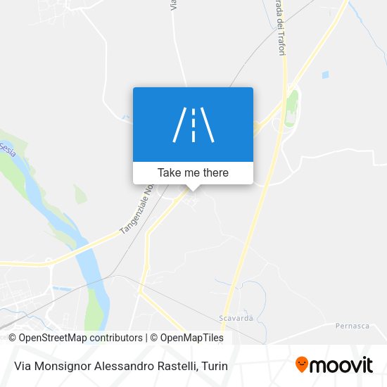 Via Monsignor Alessandro Rastelli map