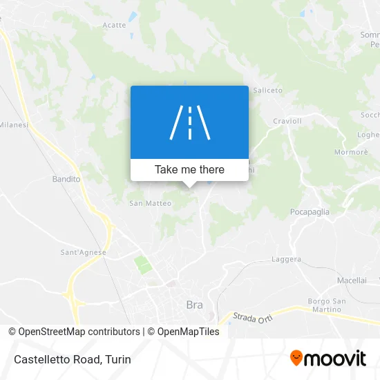 Castelletto Road map