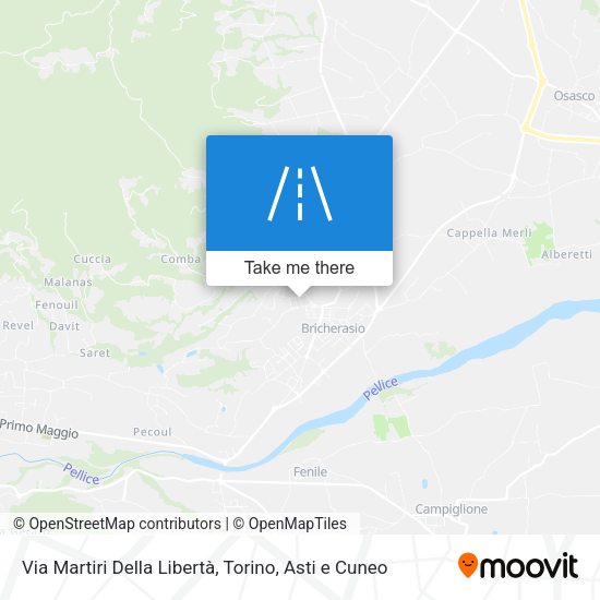Via Martiri Della Libertà map
