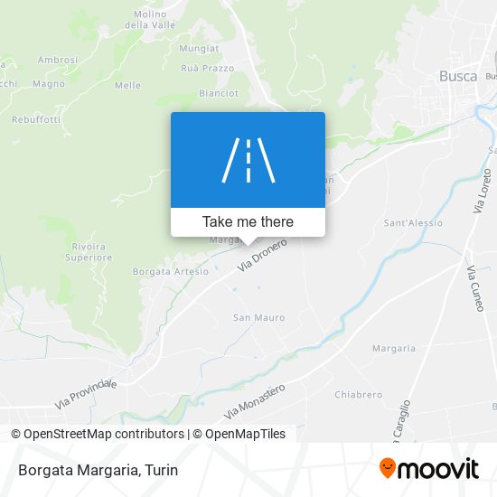 Borgata Margaria map