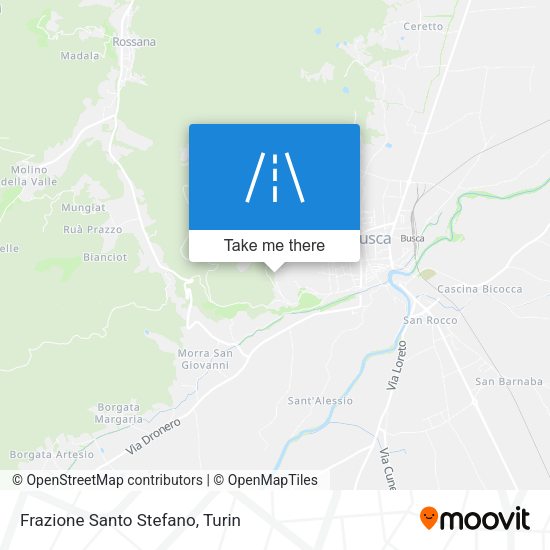 Frazione Santo Stefano map