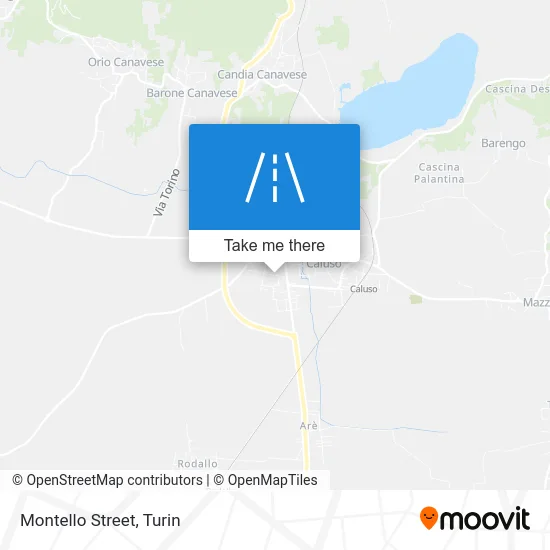 Montello Street map