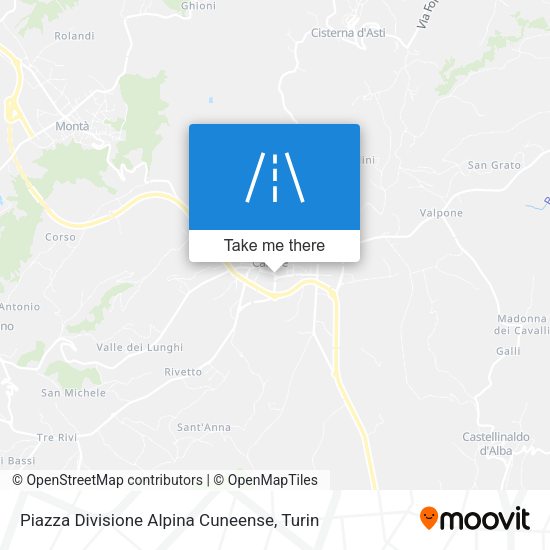 Piazza Divisione Alpina Cuneense map