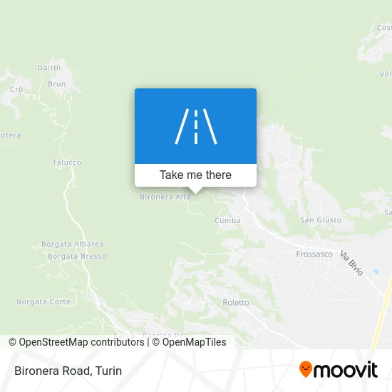 Bironera Road map