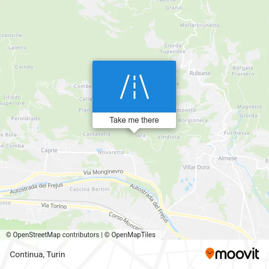 Continua map