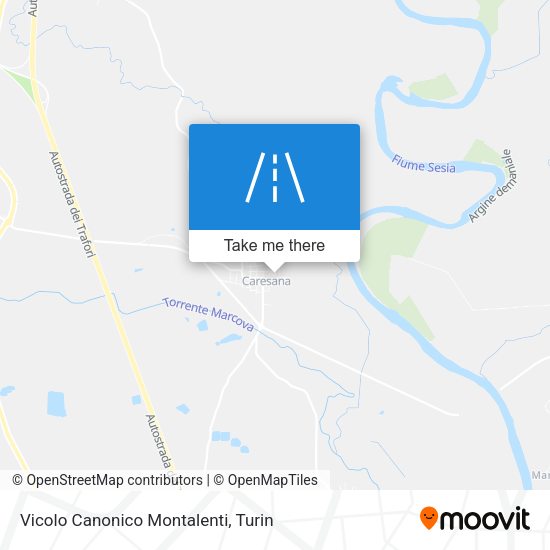 Vicolo Canonico Montalenti map