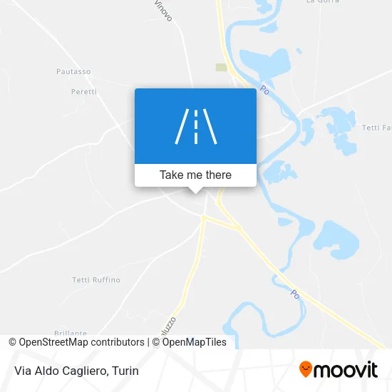 Via Aldo Cagliero map