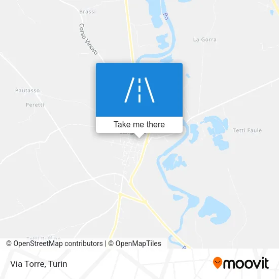 Via Torre map