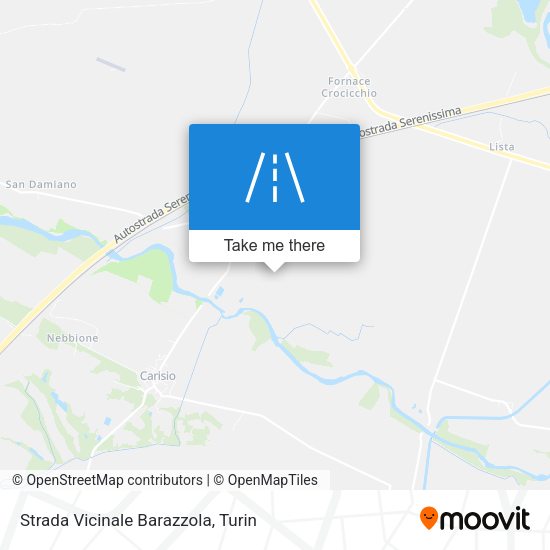 Strada Vicinale Barazzola map