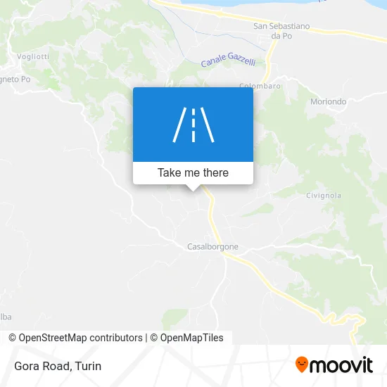 Gora Road map