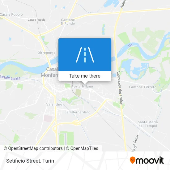 Setificio Street map